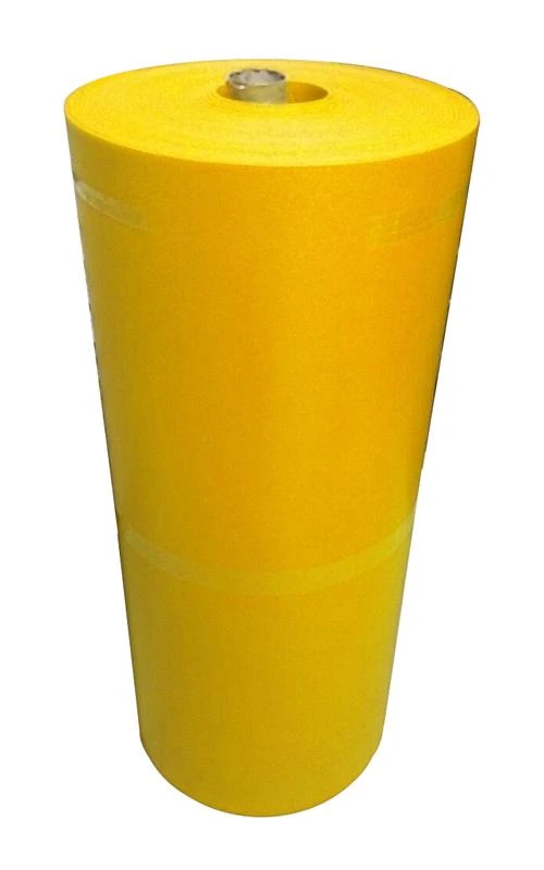 1/4" X 48" X 100' Yellow Foam Roll. Fob Origin