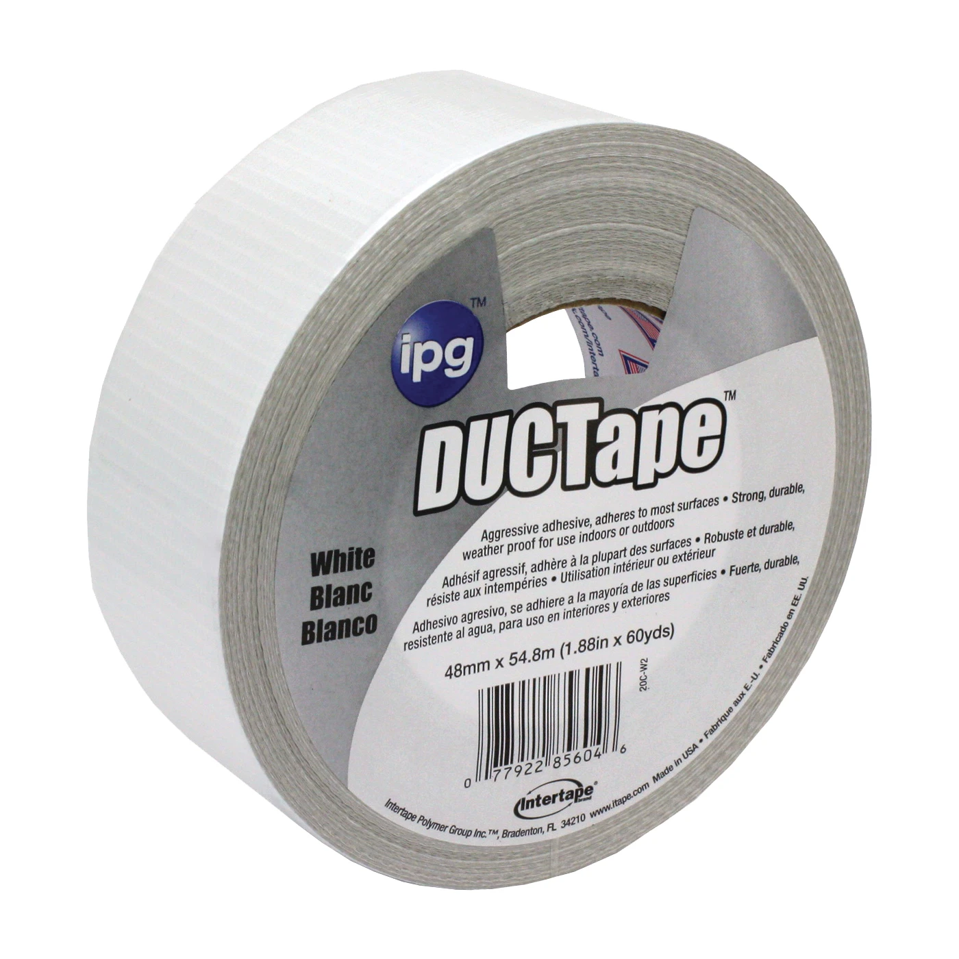Duct Tape 1.88 In. X 60 Yd. General Purpose Duct Tape, White