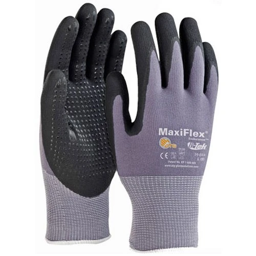 Maxiflex Plus Glove Large (size 9)maroon Band