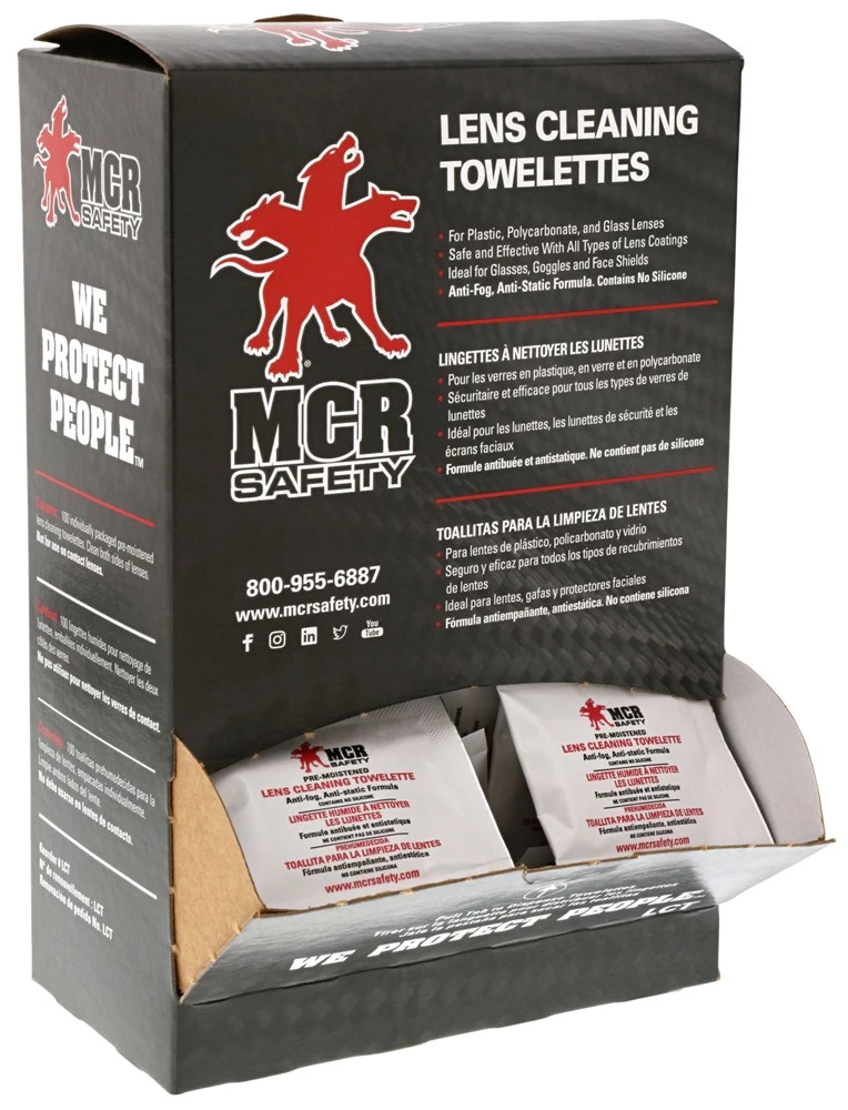 Lens Wipes, Individual Foil Packs, 100/box (dispenser Box)