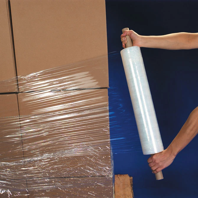 Pallet Wrap 20" X 1000ft With Handles 80ga Clear