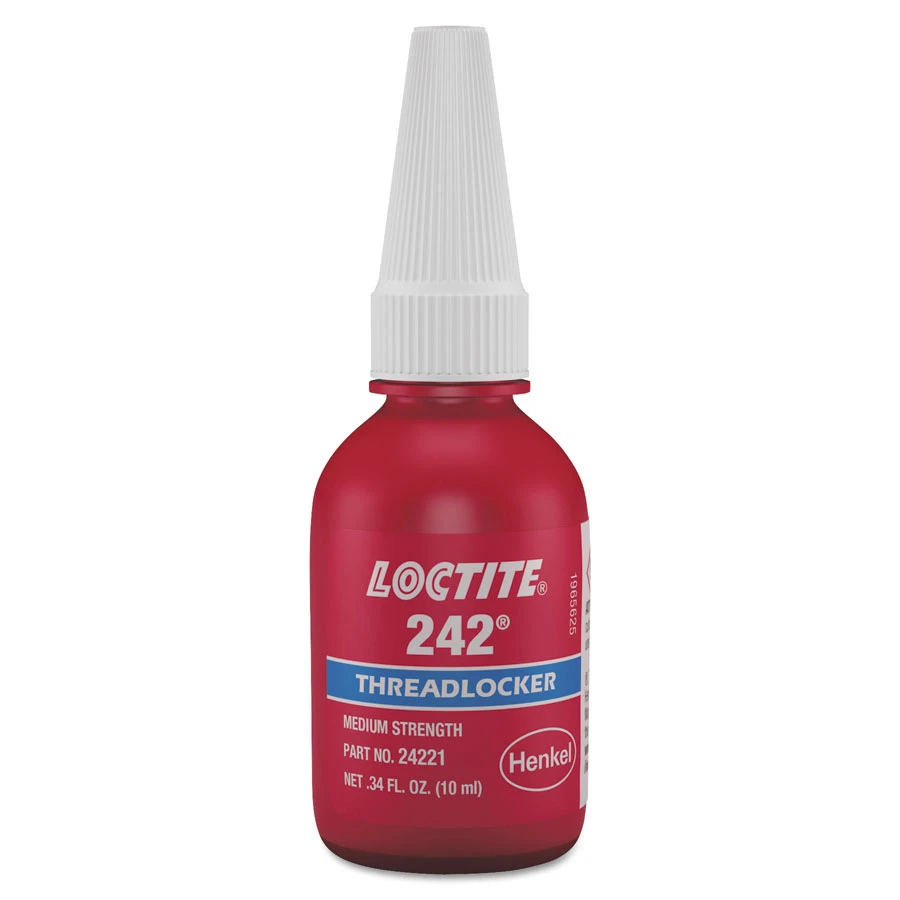 Loctite #242 10ml Bottle, Medium Strength Blue