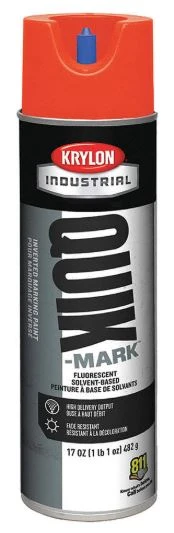 Quikmark Sb Fluorescent Safety Red, 22 Oz Aerosol