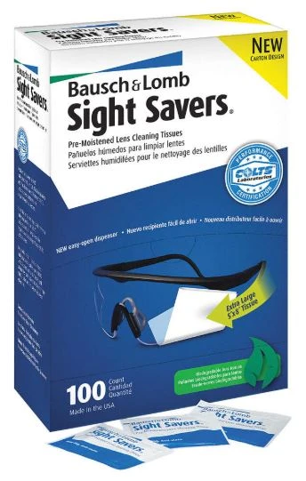 Bausch & Lomb Sight Saver Lens Wipes 100/box