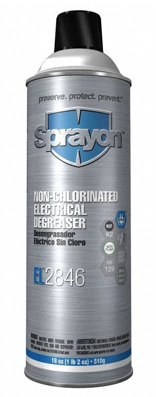 El2846 Non-chlorinated Electrical Degreaser, 22 Oz Aerosol