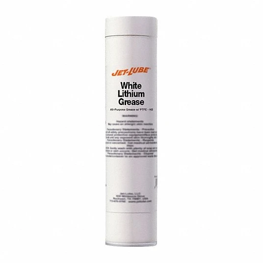 White Jet Lube Grease 14.5oz Cartridge 30/cs, Lithium Grease