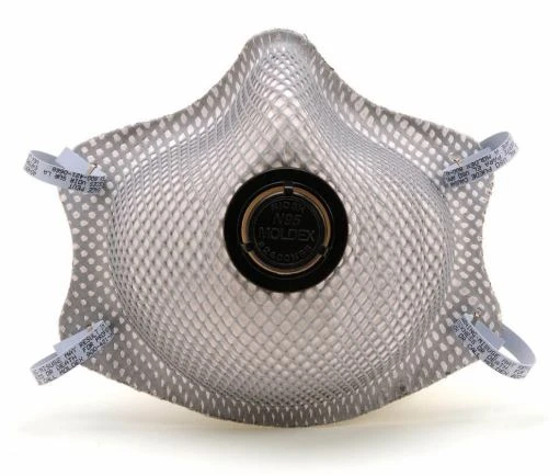 Moldex N95 Particulate Respirator With Exhalation Valve, An Added Carbon Layer To Filter  Ozone & Vapors, Dura -mesh Shell, Dual Straps, Molded Nose Bridge With Cushion, Niosh Approved,10 Per Pack