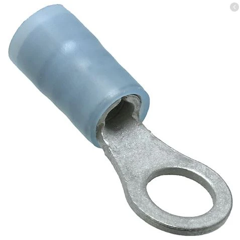 Ring Terminal Nylon Insulation 16-14 Wire Gauge #10 Stud
