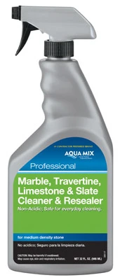 Marble, Travertine, Limestone & Slate Cleaner & Resealer, 1 Quart