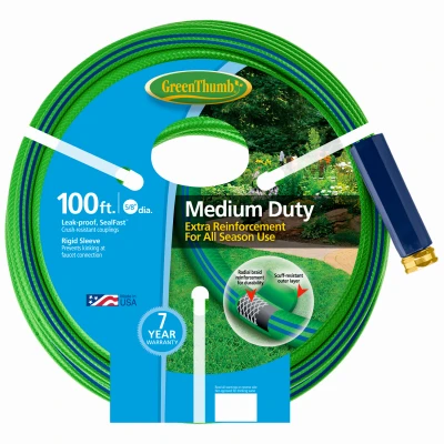 All-Weather Garden Hose, Medium-Duty, 5/8-In. x 100-Ft.