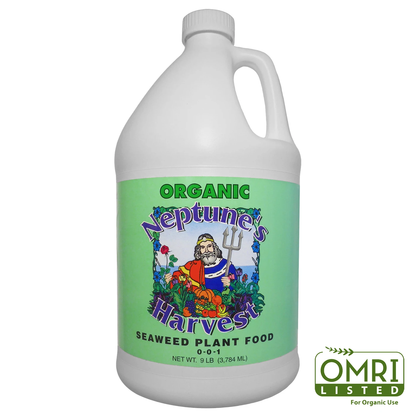 Neptune's Harvest Seaweed Fertilizer, 0-0-1, 1 Gallon
