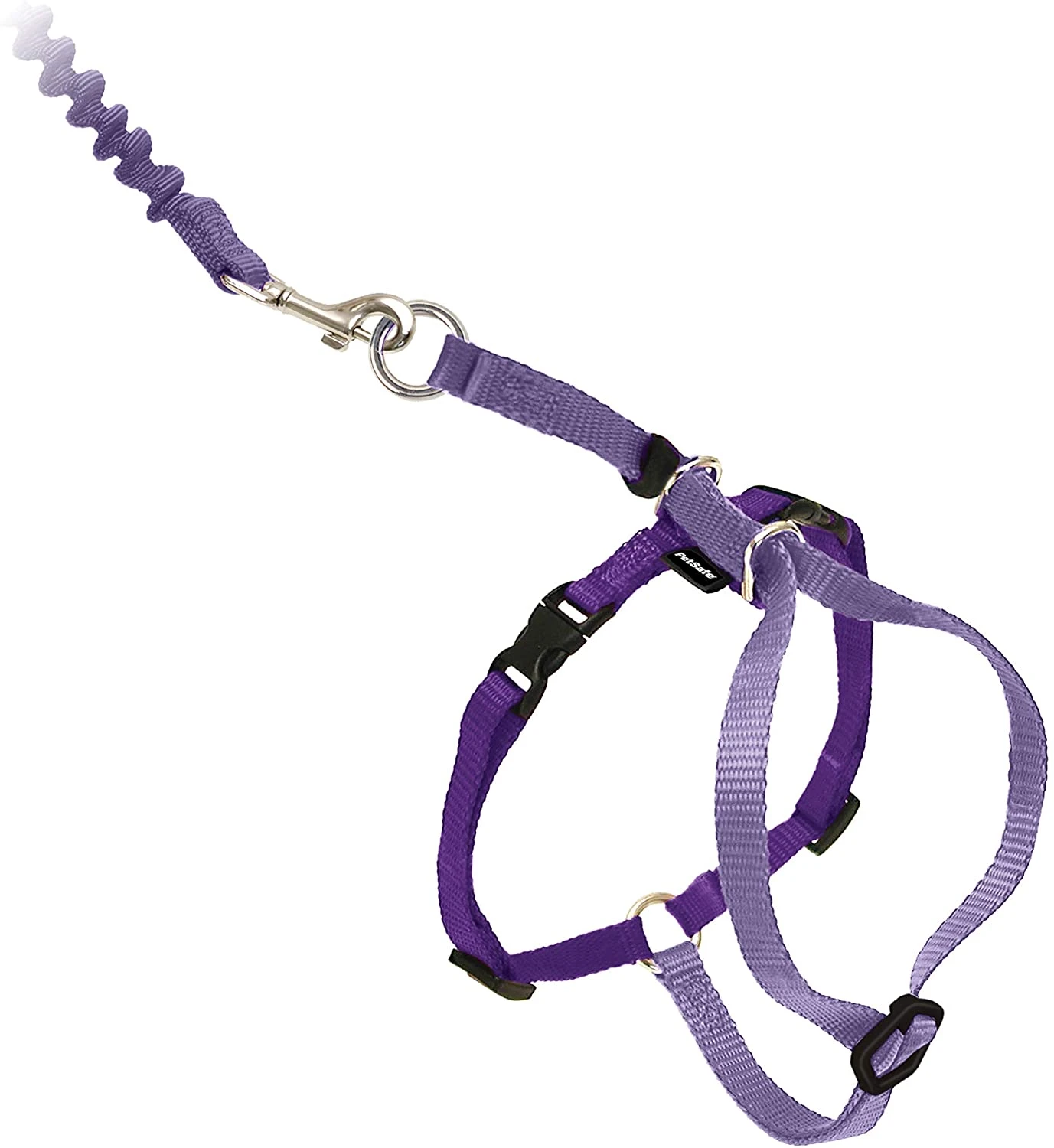 PETSAFE COME WITH ME KITTY HARNESS & BUNGEE LEASH LARGE LILAC