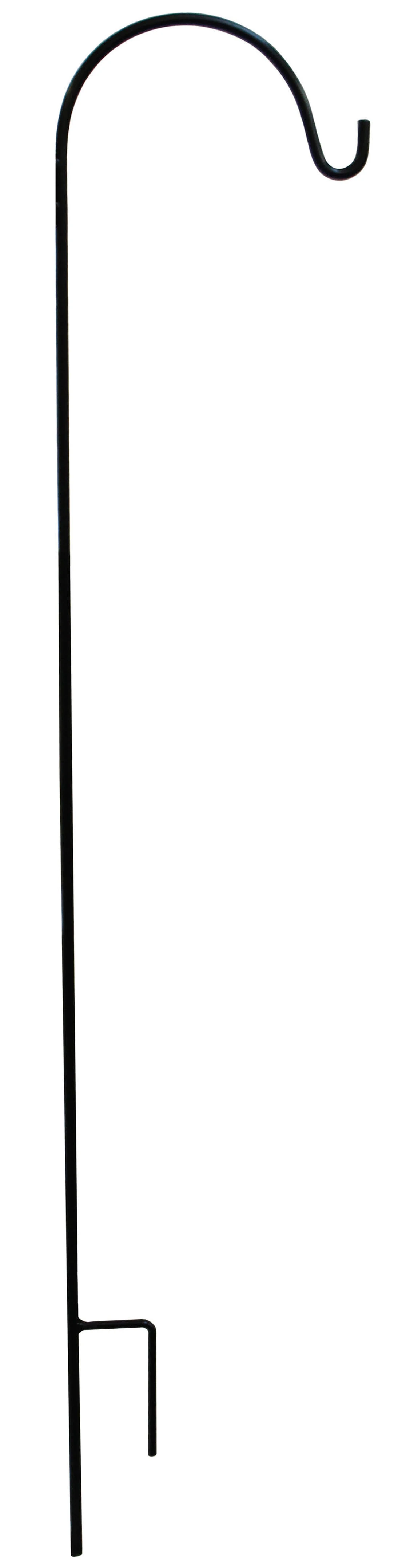 Erva Short Single Arm Shepherd Hook Hanger 65"x13", Steel