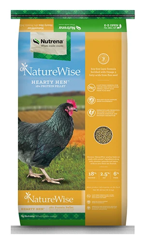 Nutrena NatureWise Hearty Hen Pellet Chicken Feed, 50lb. 