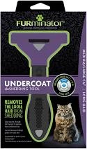 Furminator Undercoat Deshedding Tool For Cats, Long Hair, Large
