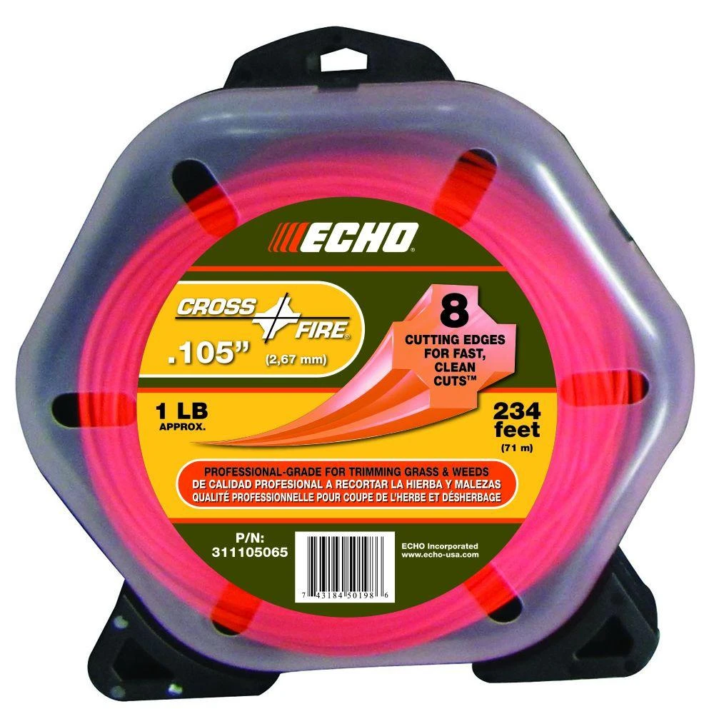 ECHO CROSSFIRE .155 TRIMMER LINE, 1LB