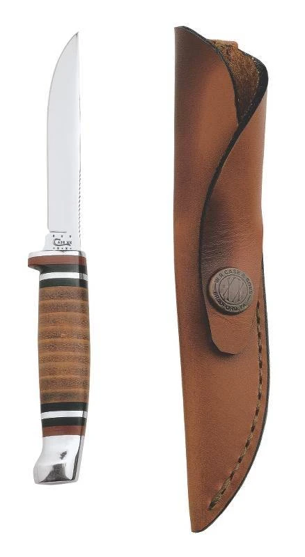 Brown Leather Hunter w/ Leather Sheath