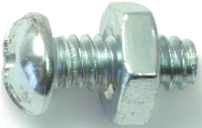 Midwest Fastener Machine Screw, NO 10-24, Round Head, Zinc Plated