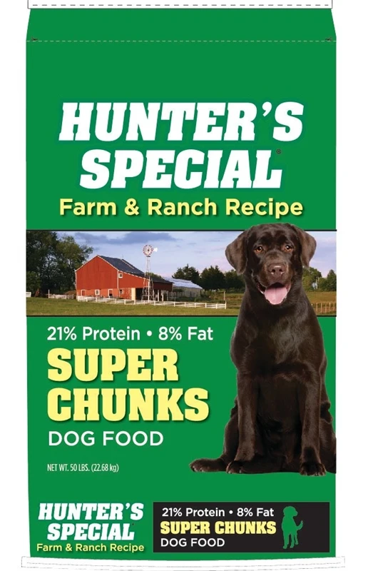Hunters Special 10182 Dog Food, 50 lb Bag