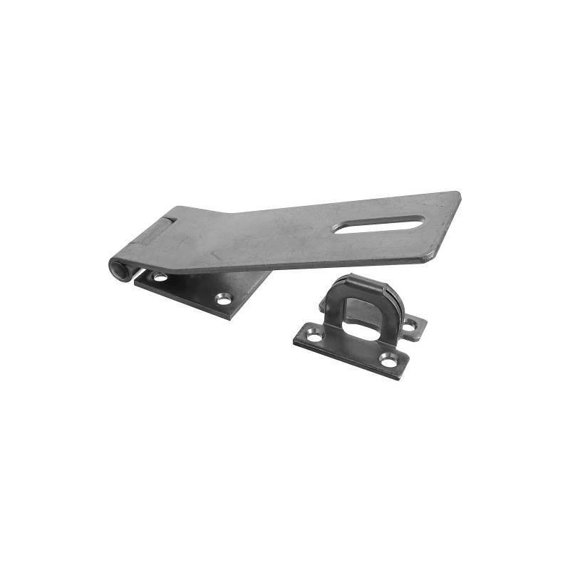 National Hardware V30 Series N102-517 Safety Hasp, 7 in L, 2-1/2 in W, Steel, Zinc
