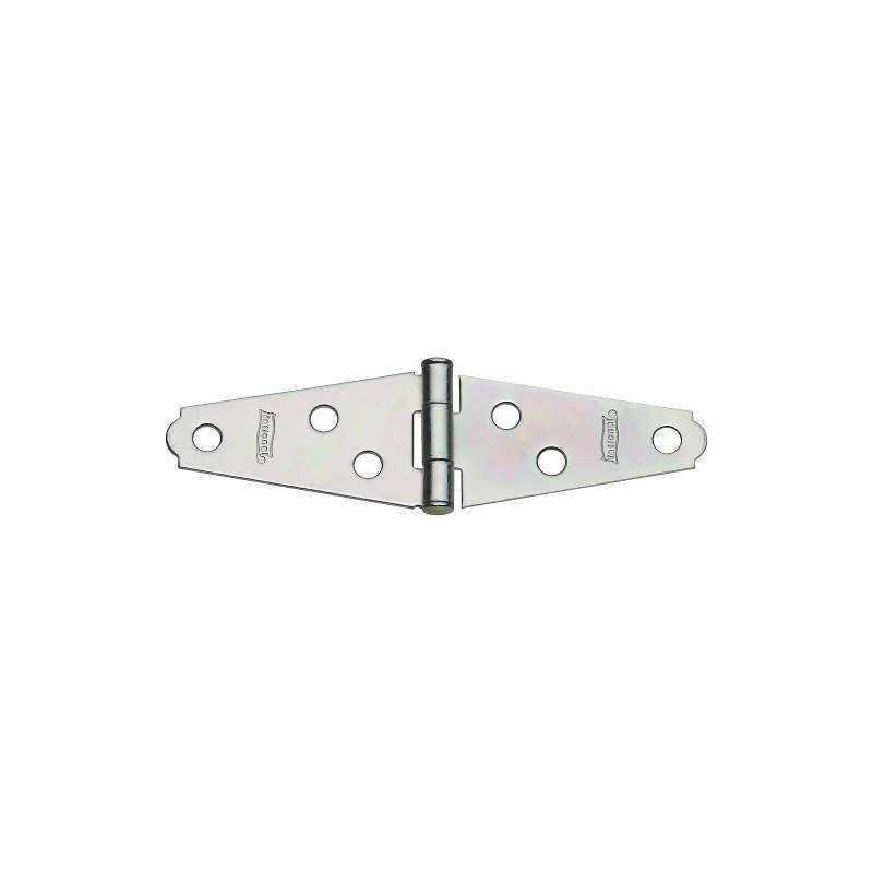 National Hardware N127-365 Strap Hinge, 18 lb Weight Capacity, Steel, Zinc
