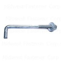 5/8-11 x 10 Galvanized Anchor Bolts