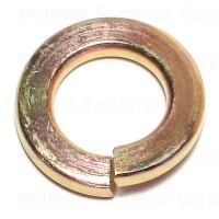 1/2 Yellow Zinc Grade 8 Split Lock Washers