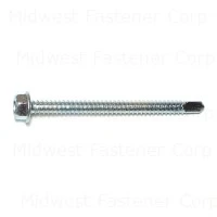 14 x 3 Zinc Hex Washer Self-Drilling Screws