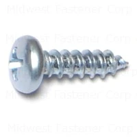 6 x 1/2 Zinc Phillips Pan Sheet Metal Screws