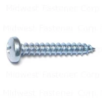 10 x 1-1/4 Zinc Phillips Pan Sheet Metal Screws