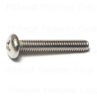 8-32 x 1 Stainless Steel Phillips Pan Machine Screws