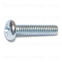8-32 x 3/4 Zinc Phillips Pan Machine Screws