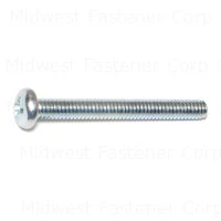 8-32 x 1-1/2 Zinc Phillips Pan Machine Screws