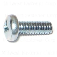 1/4-20 x 3/4 Zinc Phillips Pan Machine Screws
