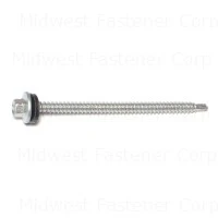 10 x 3 Silver Ruspert Pole Barn Screws