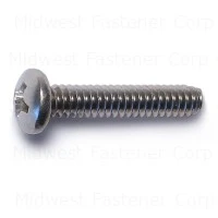 6-32 x 3/4 Stainless Steel Phillips Pan Machine Screws