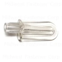 1/4 Clear Long Nose Clear Fluted Shelf Support