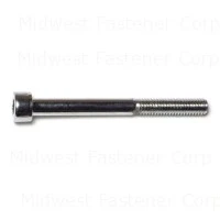 6mm-1.0 x 60mm Chrome Metric Socket Cap Screws - Coarse