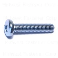 10-32 x 1 Zinc Phillips Pan Machine Screws
