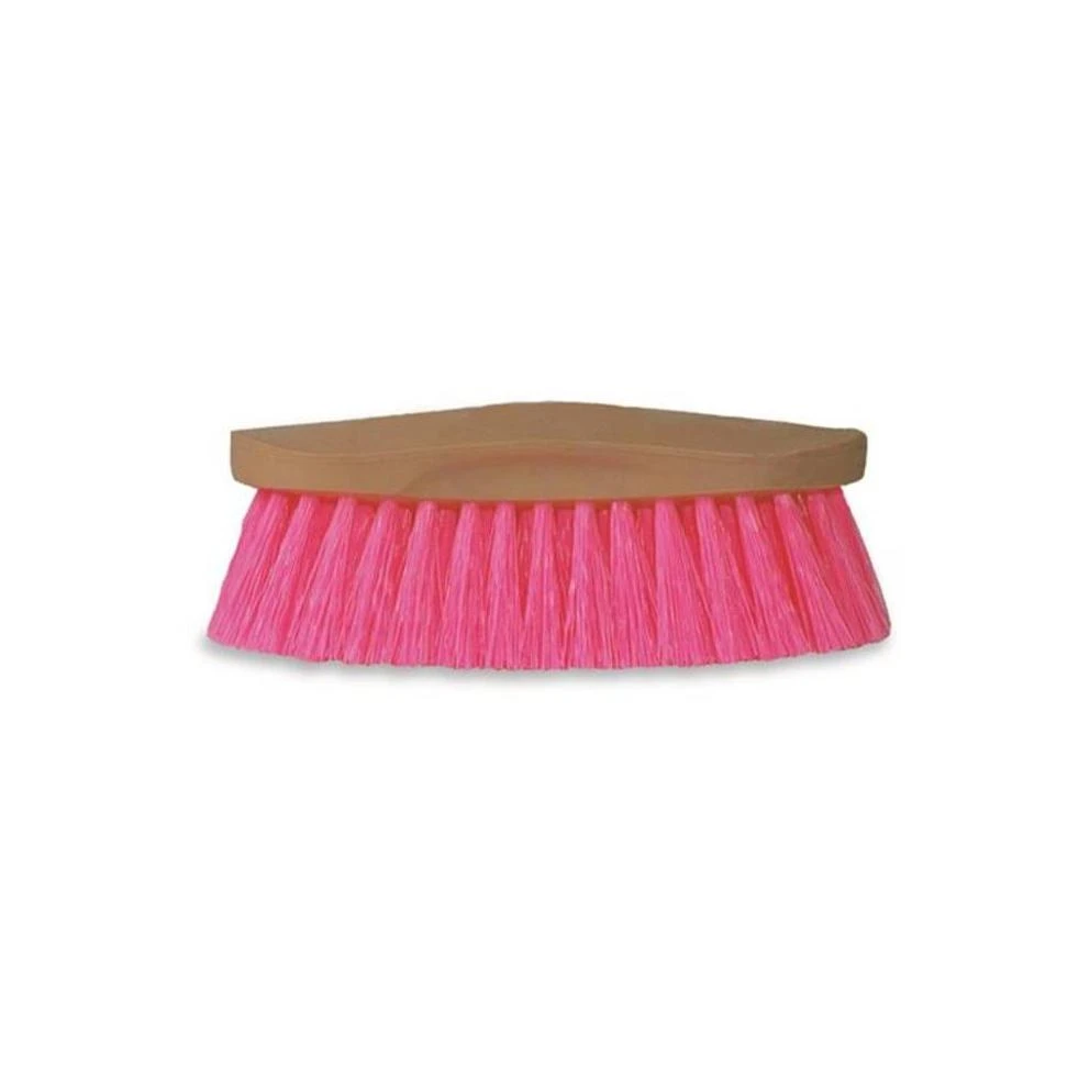 753853936 33 Medium Grip Fit Synthetic Grooming Brush, Hot Pink