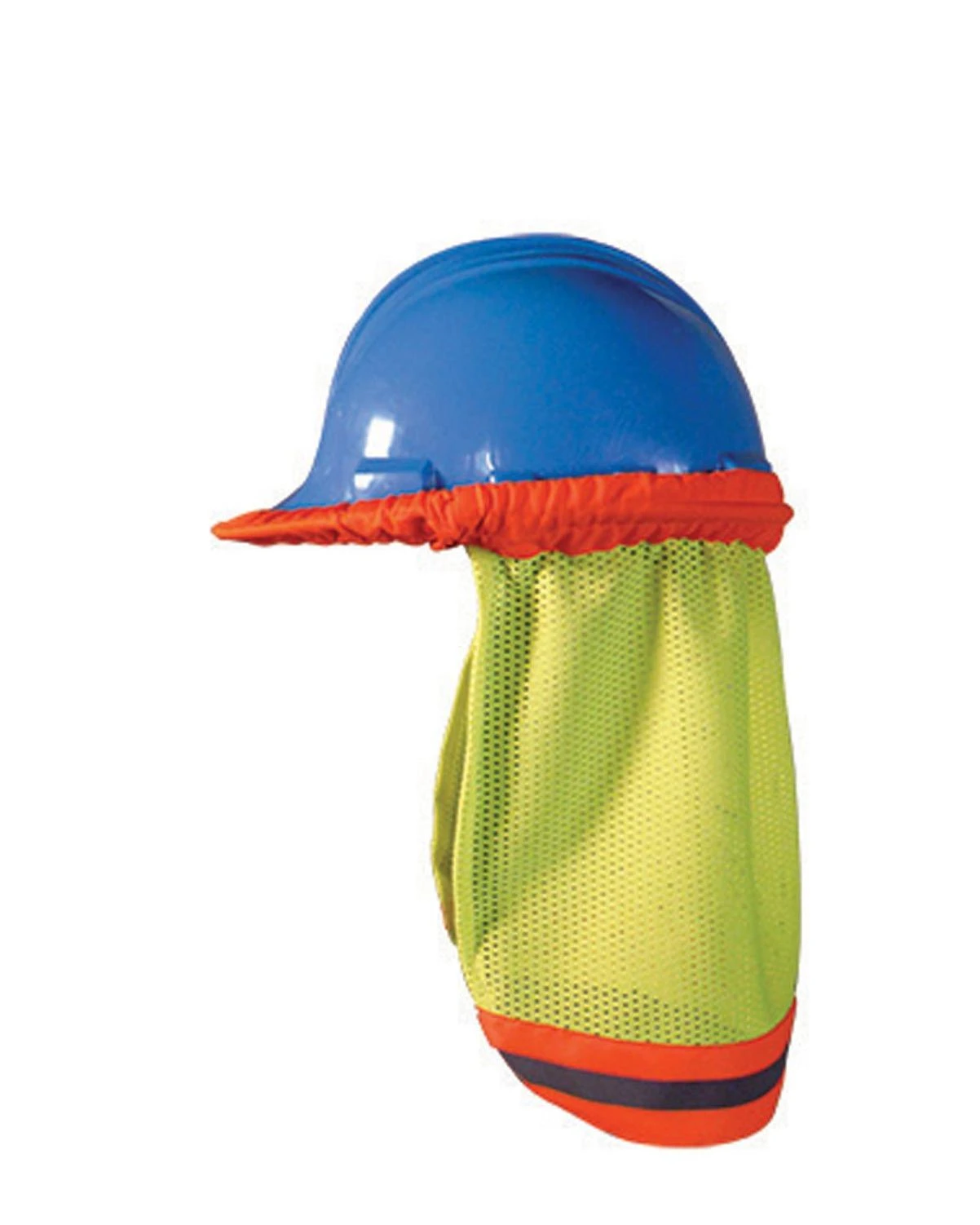OK-5057009 High Visibility Mesh Hard Hat with Neck Shade