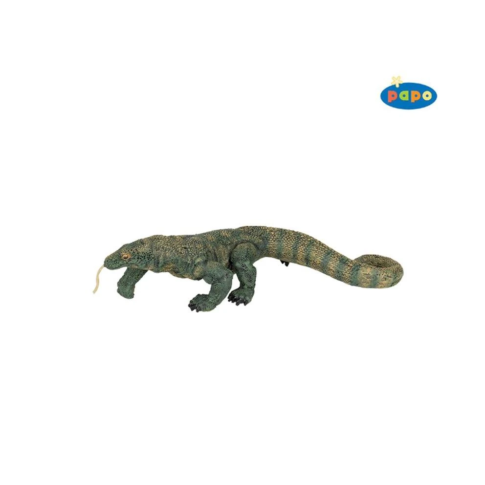 Komodo Dragon Figurine - Realistic 7 Inch Animal Replica Model Pp50103