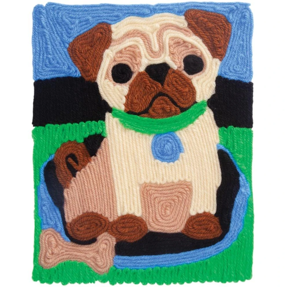 Y'art Puppy Craft Kit - Create Colorful Yarn Masterpieces