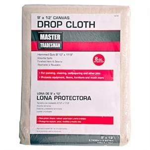 58901 9 x 12 ft. Canvas Dropcloth