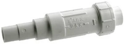 PVC Solvent Weld Adjustable Repair Pipe Coupling, 1-1/4 In.