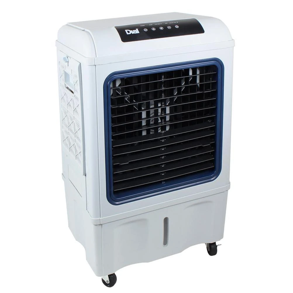 DIAL 2100 CFM 3-Speed Portable Evaporative Cooler for 1000 sq.ft., Gray