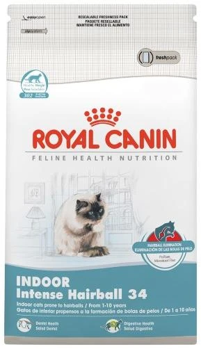 Indoor Intense Hairball Care Dry Cat Food, 3 Lbs.