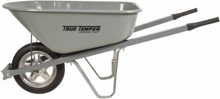 Ames True Temper 104505 Steel Wheelbarrow 6 Cubic Ft.