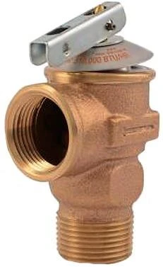 20166-0030 3/4 Inch Brass Safety Relief Valve, 30 Psi