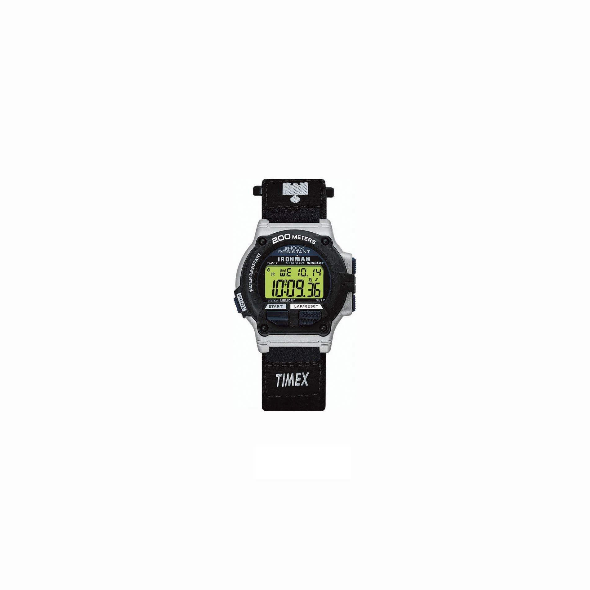 Timex Mens Indiglo Night Light Sport Watch, Silver Digital - TIMEX CORPORATION